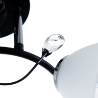 Люстра 2005/2 E27 60Вт черный+хром 44х26х25 см BayerLux