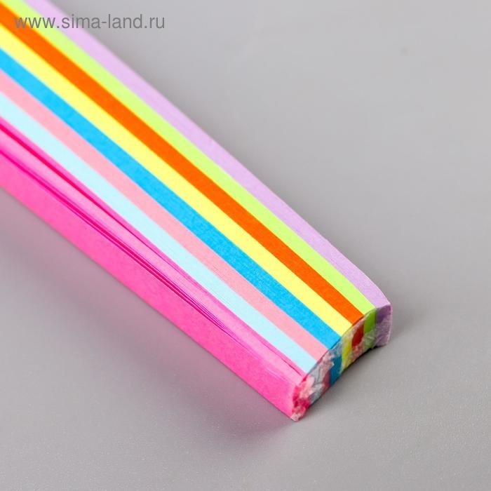 Полоски для квиллинга "Цветные" (набор 170 полосок) ширина 1 см 25х1,8х1 см