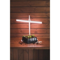 Набор для рассады: пластиковая вставки на 16 ячеек, по 130 мл, пластиковый чёрный поддон, 26,5 &times; 26,5 &times; 3 см