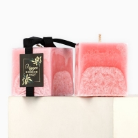 Свеча интерьерная новогодняя &laquo;Чудес&raquo; на Новый год, розовая, 5 х 5 см