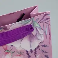 Пакет подарочный крафтовый, упаковка, &laquo;Поздравляю&raquo;, S 12 х 15 х 5.5 см