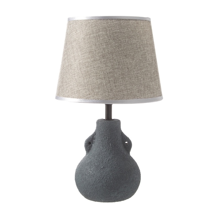 Лампа настольная "Каламбур" 1х40Вт Е14 темно-серый 20х20х32см