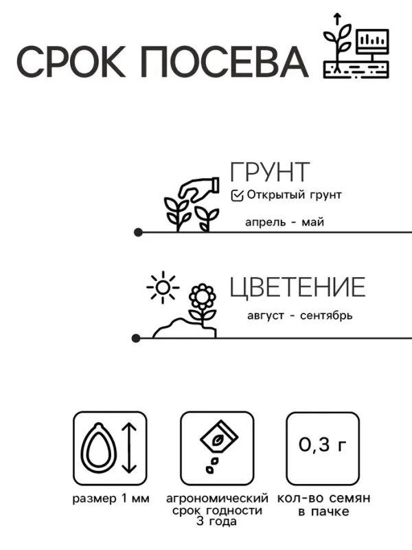 Семена цветов Лаватера "Садовая роза" смесь, серия Кольчуга, О, 0,3 г