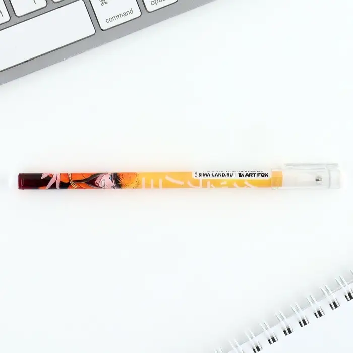 Ручка шариковая, синяя паста 0.5 мм с колпачком пластик &laquo;Удар ярости&raquo;