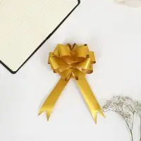 Бант-шар №3, золотой