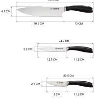 Набор кухонных ножей из 3 предметов Stein 3SS