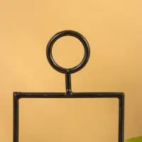 Подсвечник со стеклом "Гейт" алюминий 18х18х29 см