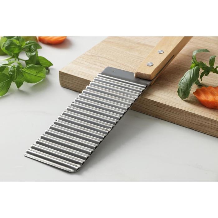 Нож для фигурной резки Доляна, 27&times;6 см, цвет серебристый