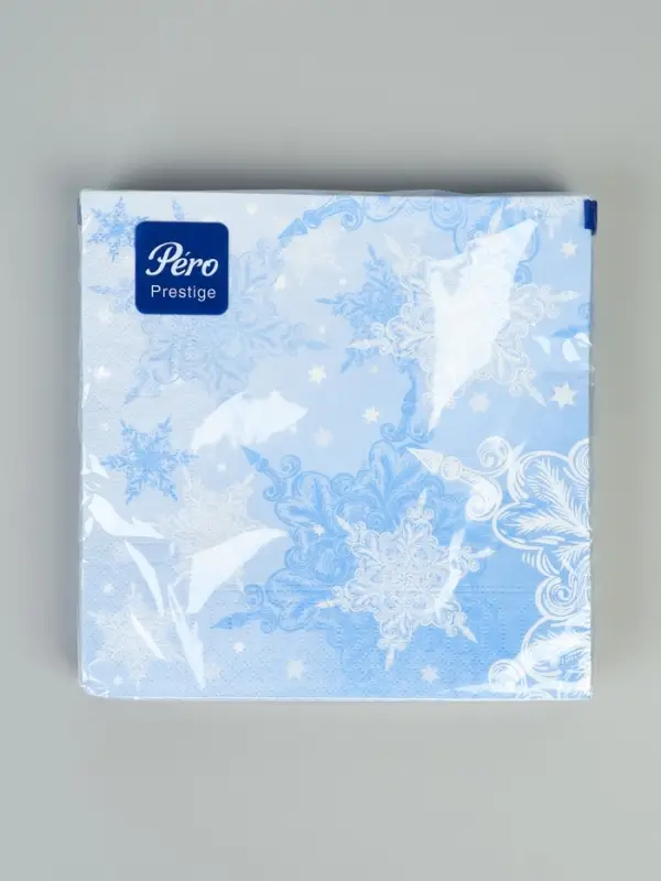 Салфетки бумажные трёхслойные &laquo;Снежный вальс&raquo; 33х33, 20 шт