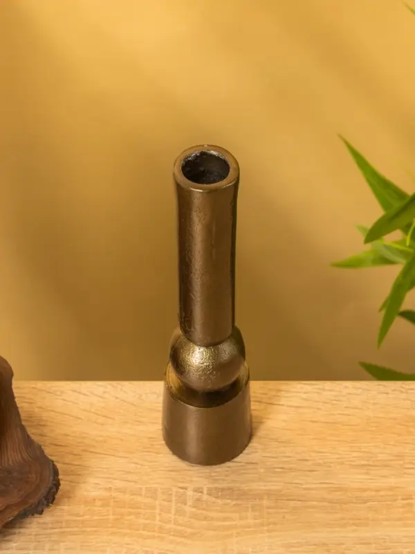 Подсвечник "Геометрия" алюминий 5х5х20,5 см