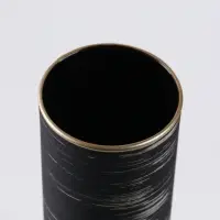 Ваза &laquo;Эстетика&raquo;, h=26 см, стекло, чёрная