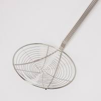 Шумовка для фритюра из нержавеющей стали, 54&times;23 см, толщина 3 мм, 201 марка стали