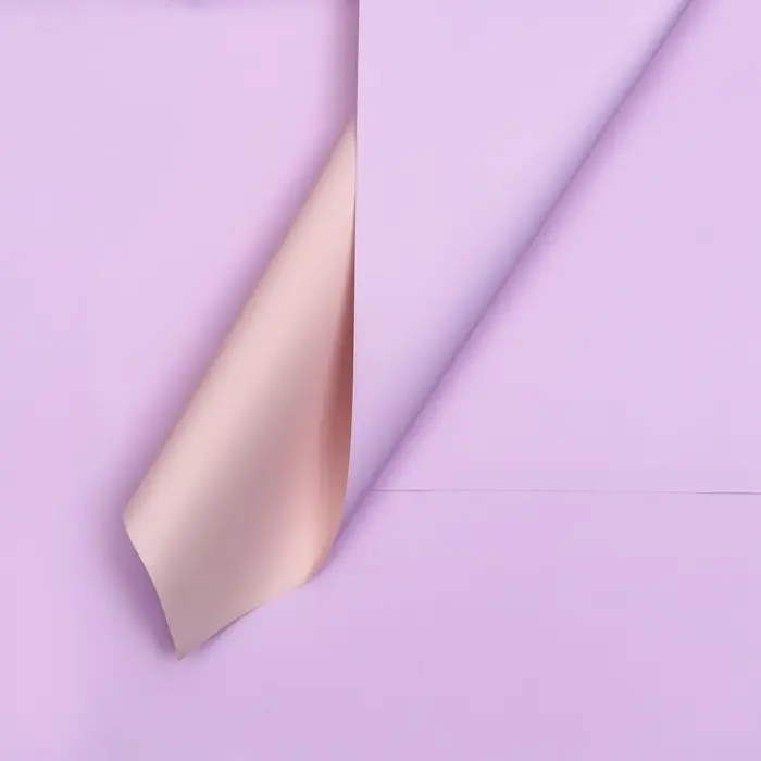 Пленка матовая для цветов, двухсторонняя,&laquo;Веста&raquo;, серый - бежевый, 57&times;57&plusmn;5% см