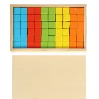 Кубики деревянные 60 штук