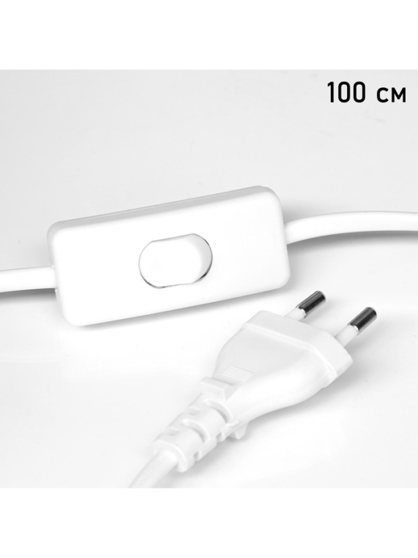 Лампа настольная "Рэндзи" 1х40Вт Е14 синий/белый 13х13х25см