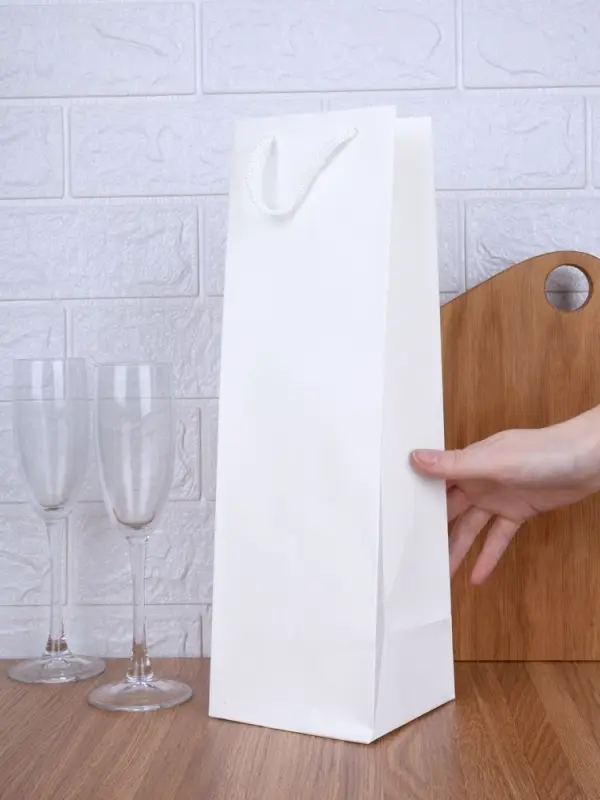 Пакет под бутылку Vindemia, белый