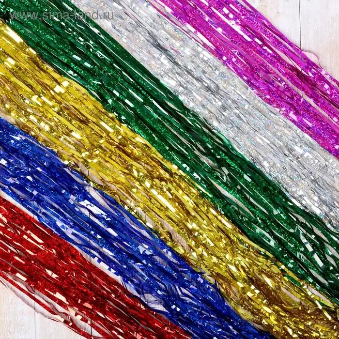 Дождик новогодний &laquo;Зимнее волшебство. Блеск&raquo;, L - 180 см, МИКС