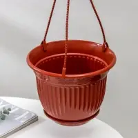 Кашпо для цветов &laquo;Венеция&raquo;, 5 л, с подвесом, коричневое