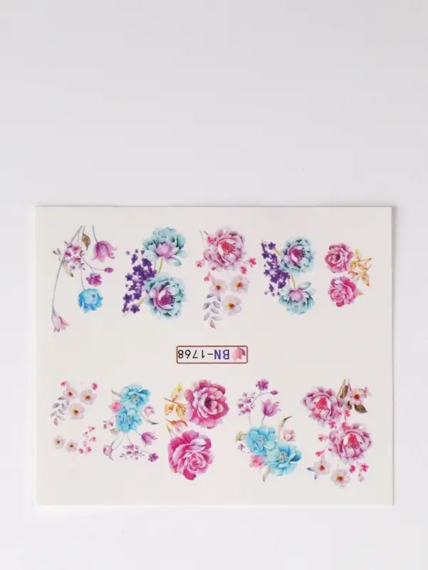 Слайдеры для ногтей &laquo;Летнее поле&raquo;, разноцветные