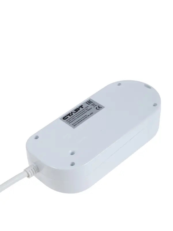 Удлинитель СТАРТ,3 розетки,1,5 м, 16А, ПВС 3*1 мм2, с з/з, инд. кнопки вкл, IP 20