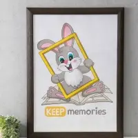 Фоторамка для фото 50х70 см "Luxe Elegance" пластик, коричневый, (пластик экран)