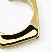 Браслет манжета &laquo;Уголки&raquo;, цвет золото