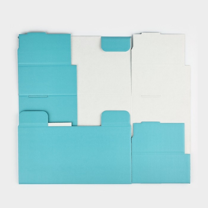 Коробка подарочная складная, упаковка, &laquo;Голубая&raquo;, 31 х 25.5 х 16 см