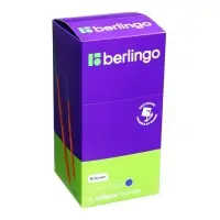 Ручка шариковая Berlingo Tribase Orange, стержень синий 0.7, корпус оранжевый