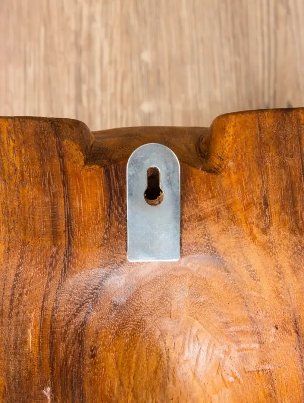 Панно &laquo;Голова слона&raquo;, 32&times;15&times;22 см, дерево Суар, бежевое