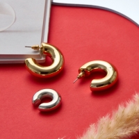 Набор серьги и каффы 3 шт. &laquo;Бублик&raquo; кольца, цвет серебро в золоте