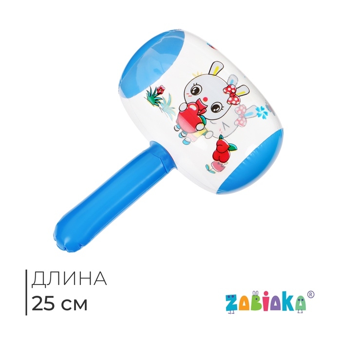 Игрушка надувная &laquo;Молоток&raquo;, со звуком, 25 см, цвет МИКС