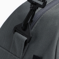 Сумка спортивная на молнии, размер универсальный , цвет серый