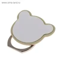 Держатель-подставка с кольцом для телефона Luazon, в форме &laquo;Мишки&raquo;, цвет золотой