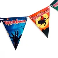 Гирлянда бумажная &laquo;Хеллоуин&raquo;, 14 флажков