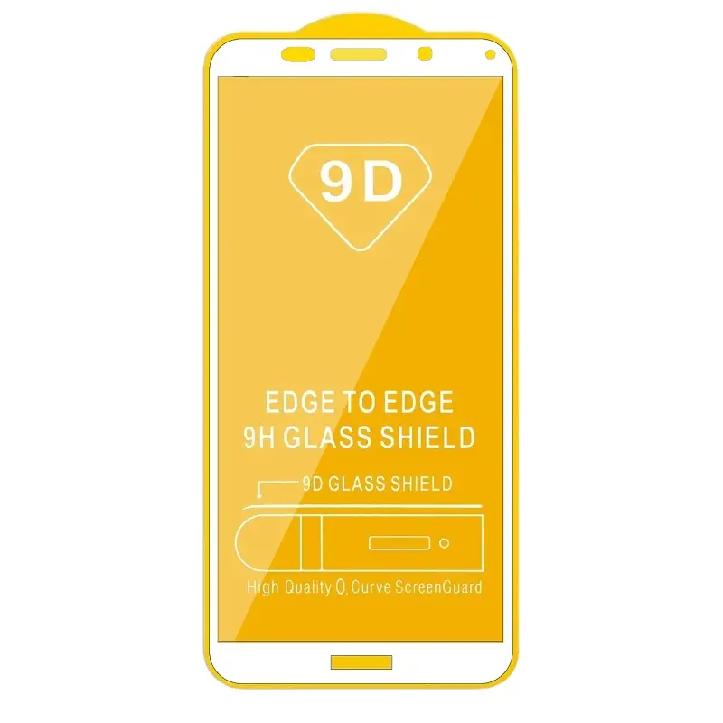 Защитное стекло Huawei Y5 (2018)/Honor 7A с рамкой 9H Full Glue без упаковки белый (25 шт./уп.)