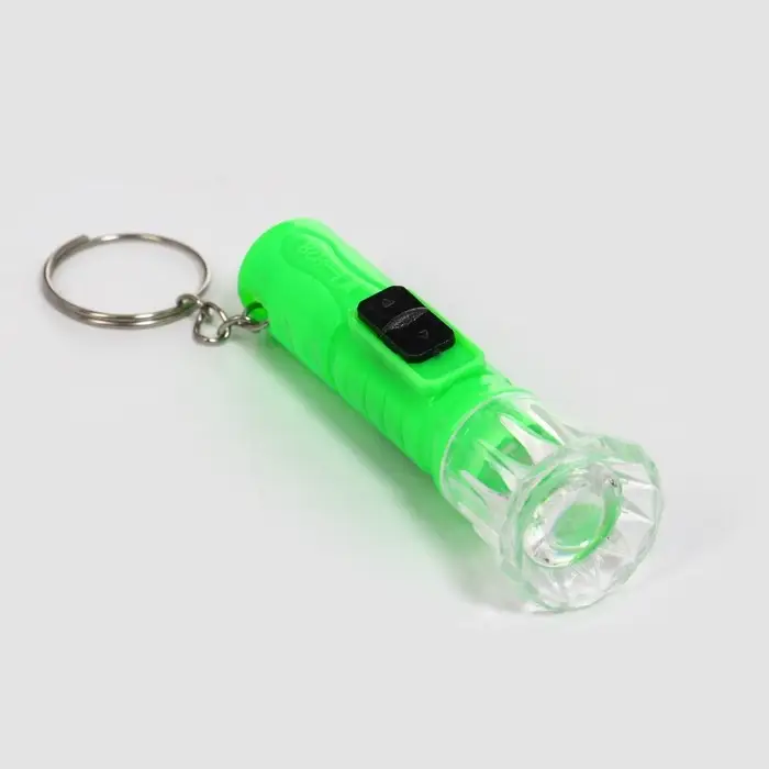 Фонарик брелок для ключей на кольце &laquo;Темминка&raquo;, 1 LED, 2&times;6.5 см, МИКС