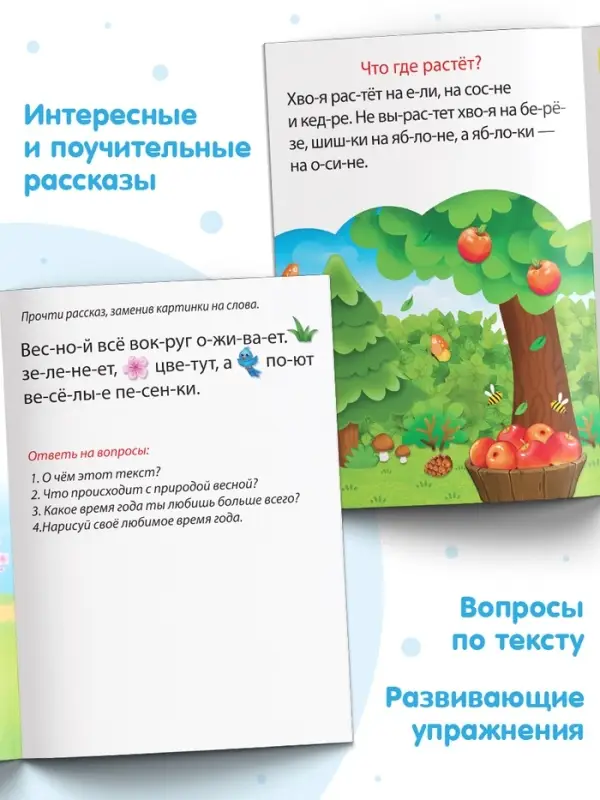 Книга &laquo;Учимся читать текст&raquo; 24 стр.