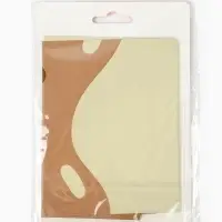 Воздушный шар фольгированный 29" "Кексик с медвежонком" бежевый сатин