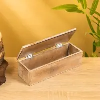 Шкатулка "Цветы" 20х7х6 см, МДФ