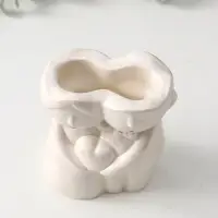 Подсвечник для тонких свечей &laquo;Пара&raquo;, 10&times;7.5&times;5.5 см, перламутр