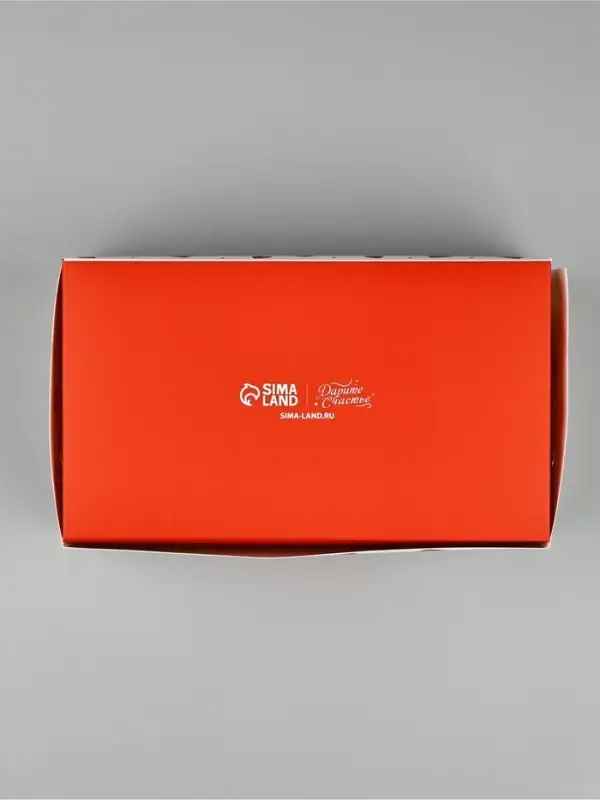 Кондитерская упаковка для макарун с окном, &laquo;С любовью&raquo;, 11 х 19 х 5.5 см