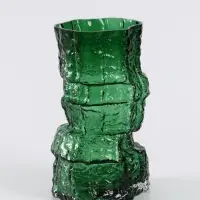 Ваза &laquo;Гоэтано&raquo;, 24.5&times;13 см, стекло, зелёная