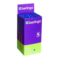 Ручка шариковая Berlingo Tribase Orange, стержень синий 0.7, корпус оранжевый