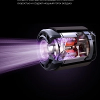 Вертикальный пылесос HYV-S7970 470мл 500Вт серый