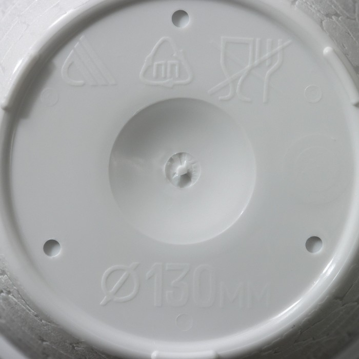 Горшок с поддоном &laquo;Розалия&raquo;, 800 мл, цвет белый