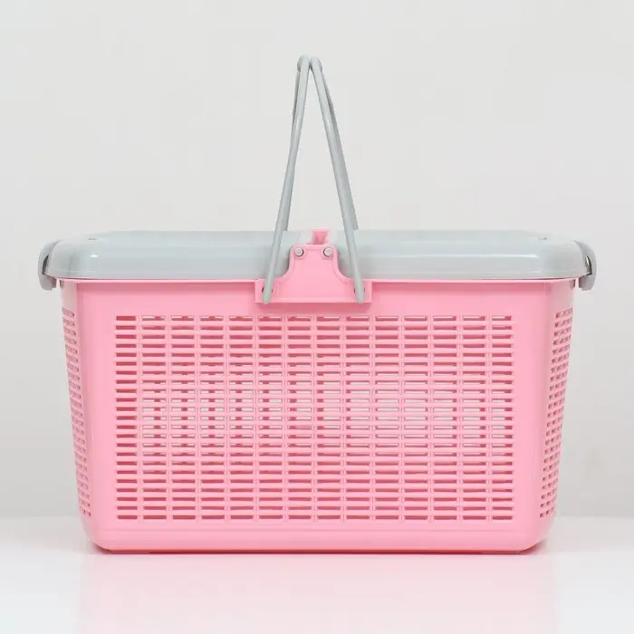 Корзина 47х36х27,5 см, нежно розовый