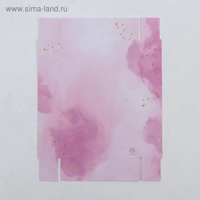 Кондитерская упаковка, коробка для макарун с пластиковой крышкой, &laquo;Цветы&raquo;, 18 х 12 х 3.5 см