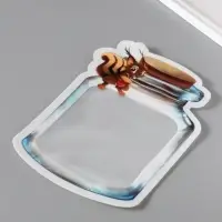 Пакет для хранения "Стеклянная баночка с пробкой. Белочка", застёжка zip-lock 17х24,5+7 см   1088652