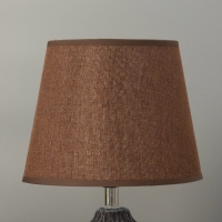 Настольная лампа "Кудри" 1х40Вт Е14 кофе/белый 19,5х19,5х31см