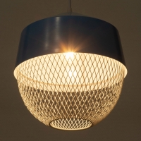 Светильник Lea 1х40Вт Е27 синий 26х26х32см